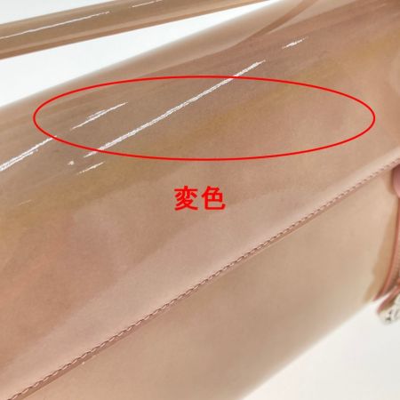  Cartier カルティエ カボション ハンドバッグ エナメル ベージュ 現状渡し