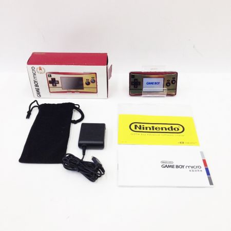  Nintendo ニンテンドウ ゲームボーイ ミクロ GAMEBOY micro 20周年記念 本体 OXY-001