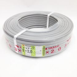 〇〇 YAZAKI ヤザキ VVFケーブル 3芯 3 × 2.0 PbF 100m 未開封品 Nランク