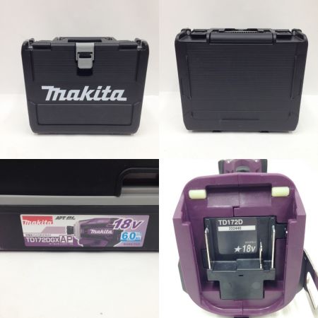  MAKITA マキタ 充電式インパクトドライバ TD172 未使用品 開封済み
