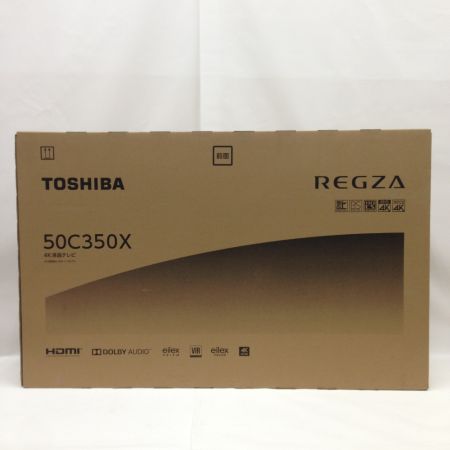  TOSHIBA 東芝 レグザ REGZA 50V型 地上・BS・CSデジタル 4Kチューナー内蔵 4K対応 液晶テレビ 50C350X 未開封品