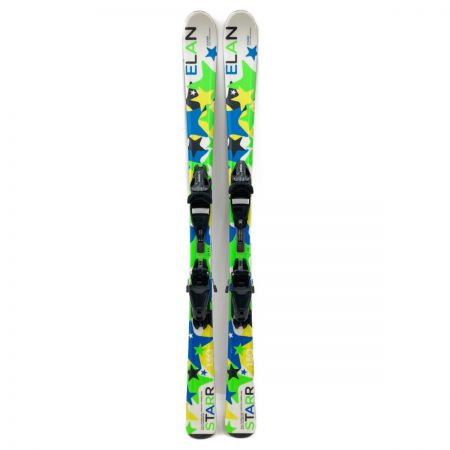 elan エラン STARR スキー板 130cm 黄緑×青×白 x ブルー x グリーン