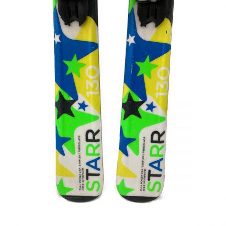  elan エラン STARR スキー板 130cm 黄緑×青×白 x ブルー x グリーン