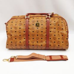 〇〇 MCM エムシーエム トートバッグ ボストンバッグ 旅行バッグ ショルダー付 Bランク