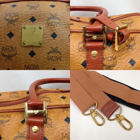  MCM エムシーエム トートバッグ ボストンバッグ 旅行バッグ ショルダー付