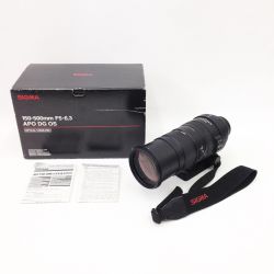 〇〇 SIGMA シグマ APO DG OS  HSM 望遠 交換レンズ ニコン Nikon Fマウント 150-500mm F5-6.3 現状渡し ジャンク品 Cランク