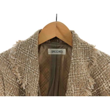  SPECCHIO スペッチオ レディース スーツ サイズ40 ベージュ