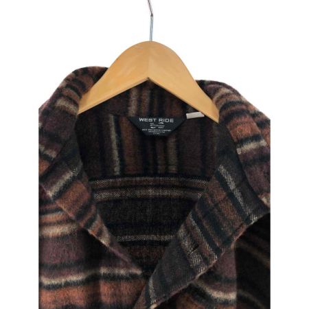  WEST RIDE ウエストライド メンズ ウールジャケット サイズ40-42 ブラウン
