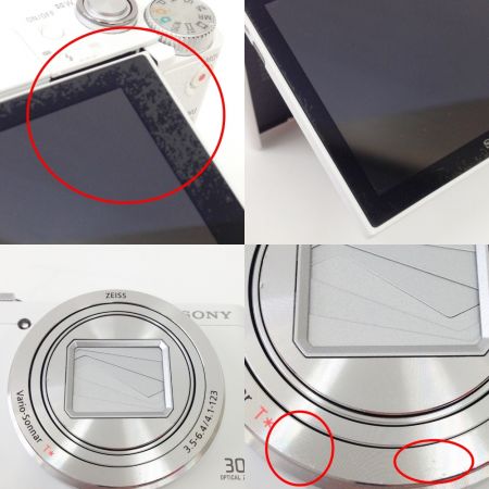  SONY ソニー Cyber-shot デジタルスチルカメラ コンデジ コンパクトデジタルカメラ DSC-WX500 ホワイト