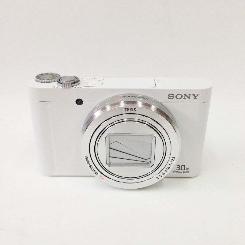 【美品】SONY サイバーショット DSC-WX500 コンデジ ホワイトカラー初心者におすすめのカメラセット