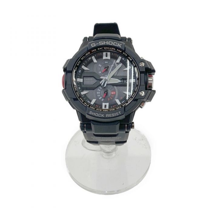 CASIO カシオ SKY COCKPIT スカイコックピット G-SHOCK Gショック 腕時計 GW-A1000 ブラック x  レッド｜中古｜なんでもリサイクルビッグバン