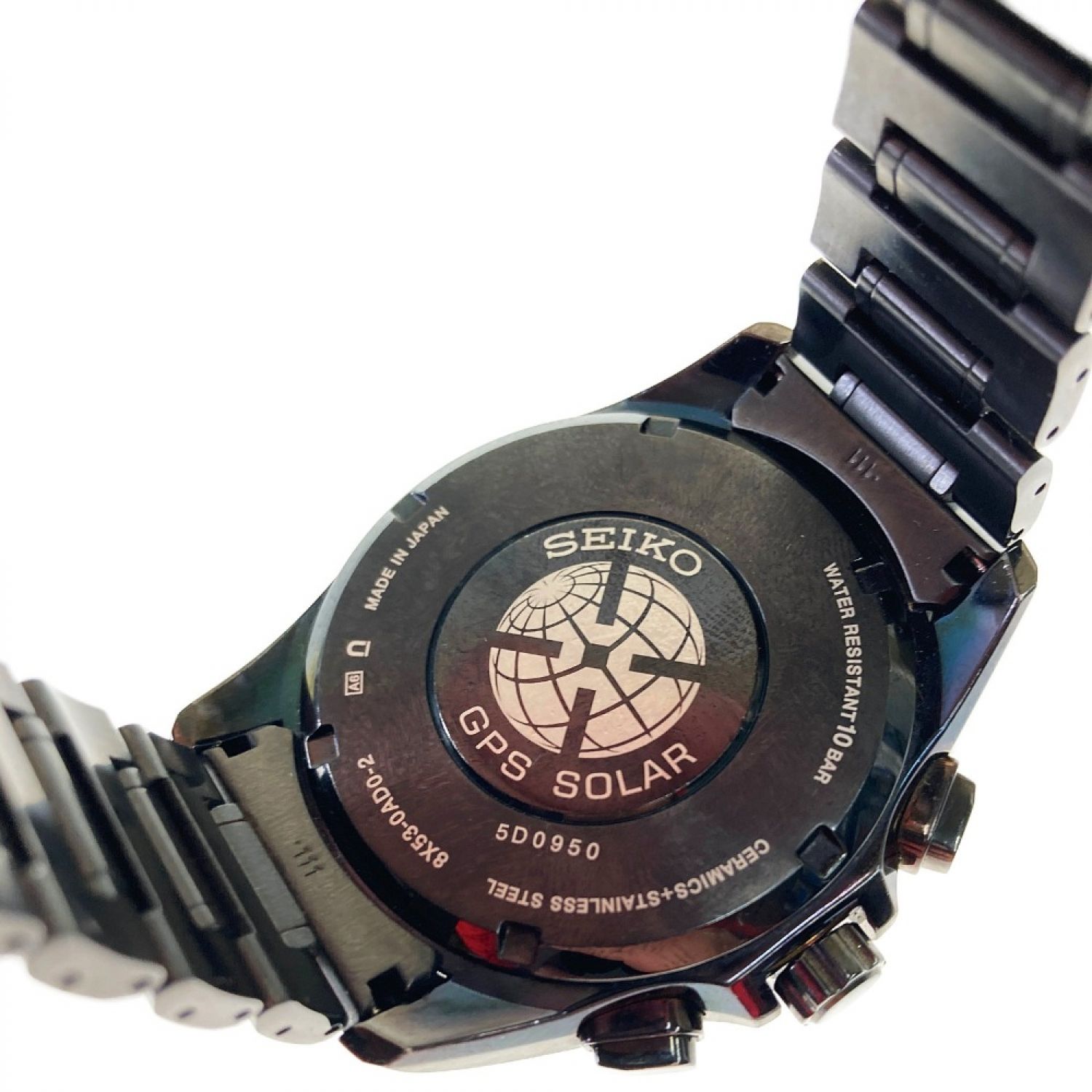【中古】 SEIKO セイコー アストロン ASTRON GPSソーラー メンズ 腕時計 8x53-0ad0-2 ブラック Bランク｜総合