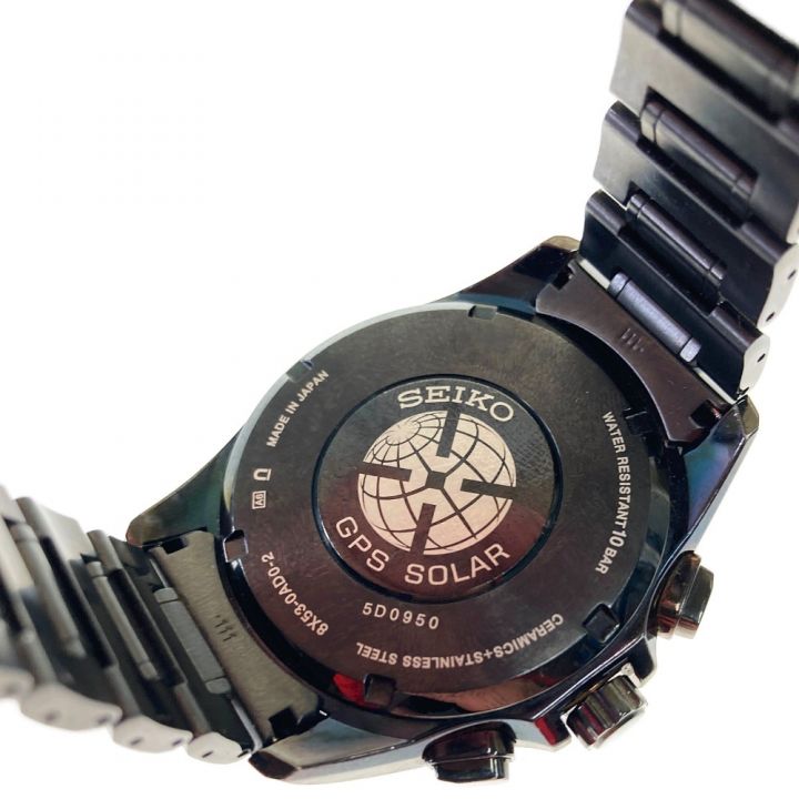 SEIKO セイコー アストロン ASTRON GPSソーラー メンズ 腕時計 8x53-0ad0-2 ブラック｜中古｜なんでもリサイクルビッグバン