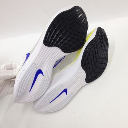  NIKE ナイキ ズーム ヴェイパーフライ NIKE ZOOMX Vaporfly NEXT％ 26.5cm A04568-103 ホワイト×ブルー x ブルー 未使用品