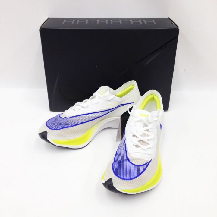 NIKE ナイキ ズーム ヴェイパーフライ NIKE ZOOMX Vaporfly NEXT％ 26.5cm A04568-103 ホワイト×ブルー  x ブルー 未使用品｜中古｜なんでもリサイクルビッグバン