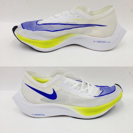  NIKE ナイキ ズーム ヴェイパーフライ ZOOMX Vaporfly NEXT% 26cm スニーカー A04568-103 ホワイト x ブルー