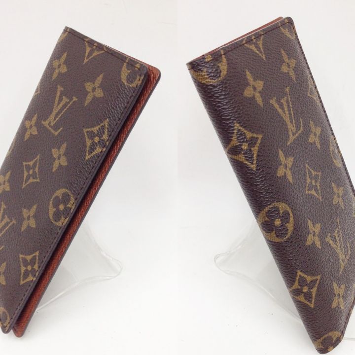 LOUIS VUITTON ルイヴィトン モノグラム アジェンダ ポッシュ 手帳カバー R20503 ブラウン｜中古｜なんでもリサイクルビッグバン