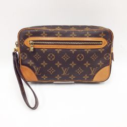 〇〇 LOUIS VUITTON ルイヴィトン モノグラム マルリードラゴンヌ クラッチバッグ セカンドバッグ  M51825 ブラウン Cランク