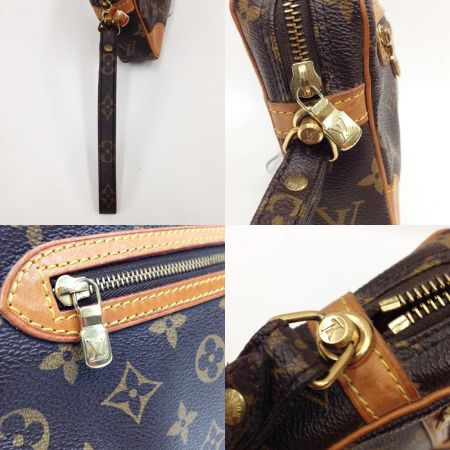  LOUIS VUITTON ルイヴィトン モノグラム マルリードラゴンヌ クラッチバッグ セカンドバッグ  M51825 ブラウン