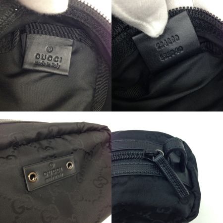  GUCCI グッチ ポーチ　コスメポーチ 224090 ブラック