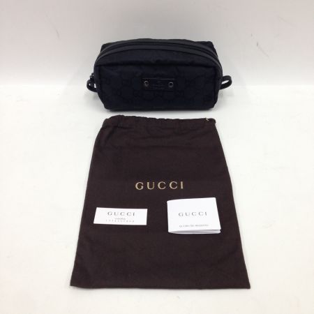  GUCCI グッチ ポーチ　コスメポーチ 224090 ブラック