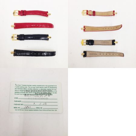  GUCCI グッチ チェンジベルト ウォッチ レディース 腕時計 Cal.980.003 1800l