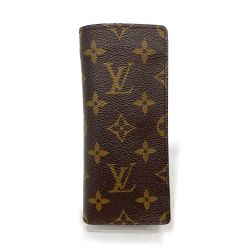 〇〇 LOUIS VUITTON ルイヴィトン モノグタム エテュイ リュネット サーンプル メガネケース ケース M62962 ブラウン Bランク
