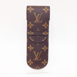 〇〇 LOUIS VUITTON ルイヴィトン モノグラム エテュイ スティロ ペンケース ケース M62990 ブラウン Bランク