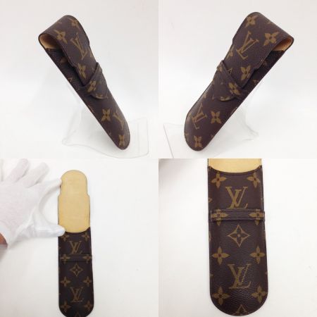  LOUIS VUITTON ルイヴィトン モノグラム エテュイ スティロ ペンケース ケース M62990 ブラウン