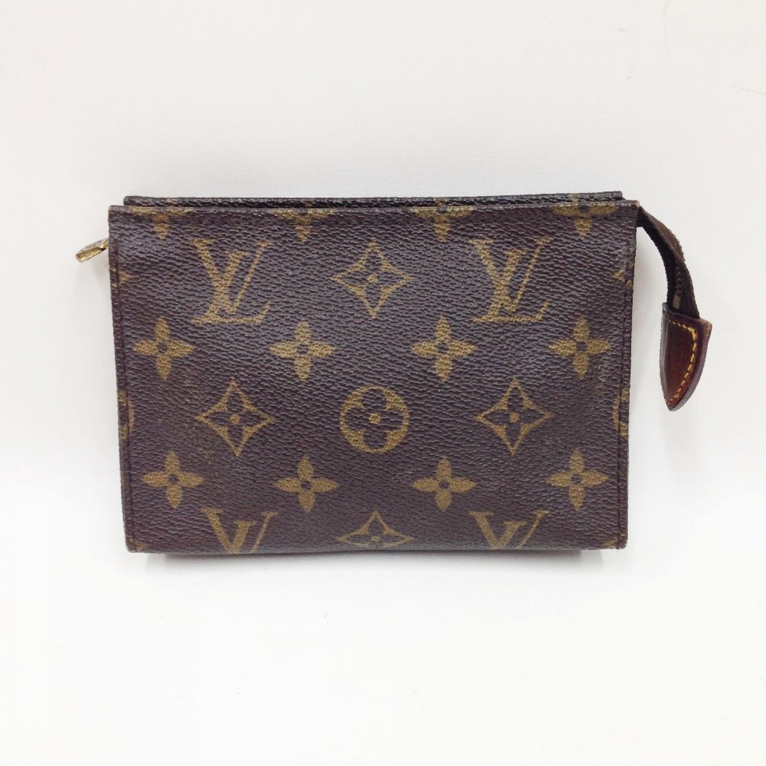 中古】 LOUIS VUITTON ルイヴィトン モノグラム ポッシュトワレット15