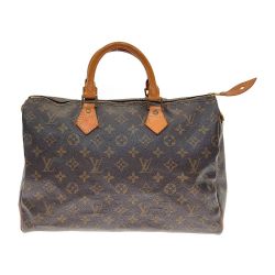 〇〇 LOUIS VUITTON ルイヴィトン スピーディー35 ハンドバッグ M41524 ブラウン x ベージュ 現状渡し Cランク