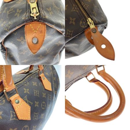  LOUIS VUITTON ルイヴィトン スピーディー35 ハンドバッグ M41524 ブラウン x ベージュ 現状渡し