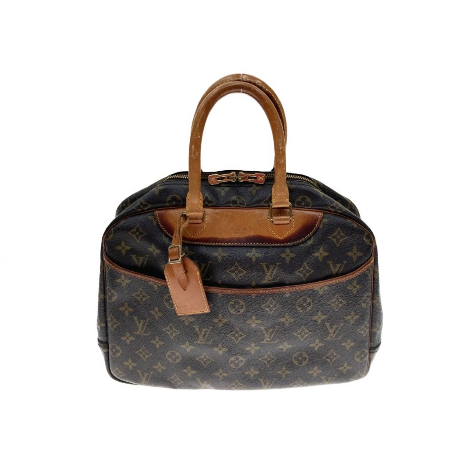 中古】 LOUIS VUITTON ルイヴィトン モノグラム ボーリング ヴァニティ