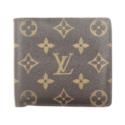 〇〇 LOUIS VUITTON ルイヴィトン モノグラム ポルトビエカルトクレディ 二つ折財布  M60879 ブラウン Cランク