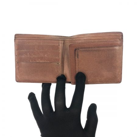 LOUIS VUITTON ルイヴィトン モノグラム ポルトビエカルトクレディ 二つ折財布  M60879 ブラウン