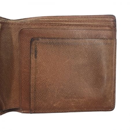  LOUIS VUITTON ルイヴィトン モノグラム ポルトビエカルトクレディ 二つ折財布  M60879 ブラウン