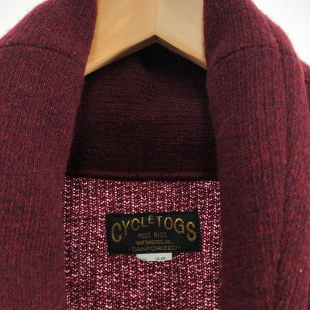  WEST RIDE ウエストライド メンズ カーディガン サイズ38 パープル