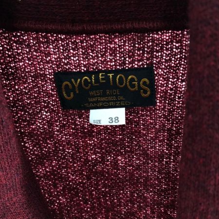  WEST RIDE ウエストライド メンズ カーディガン サイズ38 パープル