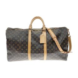 〇〇 LOUIS VUITTON ルイヴィトン モノグラム キーポル バンドリエール 60 ボストンバッグ M41412 Aランク