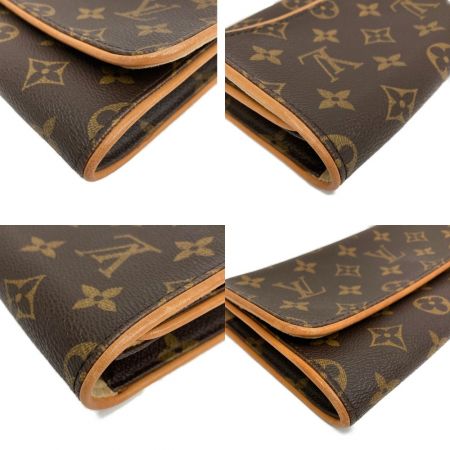 中古】 LOUIS VUITTON ルイヴィトン モノグラム ポシェット ツインGM