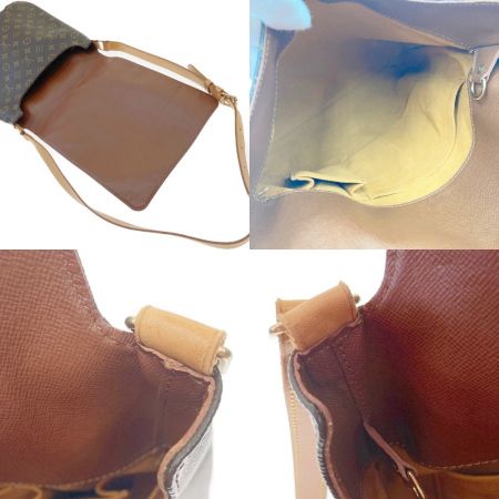  LOUIS VUITTON ルイヴィトン モノグラム ミュゼット ショルダーバッグ M51258 ブラウン