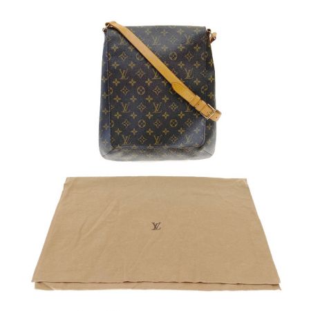  LOUIS VUITTON ルイヴィトン モノグラム ミュゼット ショルダーバッグ M51258 ブラウン