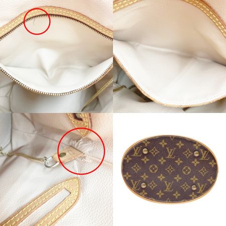  LOUIS VUITTON ルイヴィトン モノグラム プチ バケット トートバッグ ポーチ欠品 M42238 ブラウン x ベージュ 現状渡し