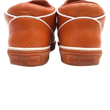  LOUIS VUITTON ルイヴィトン スニーカー ハイカット 表記サイズ 7 オレンジ
