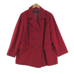 〇〇 Leilian レリアン レディース コート カシミアコート サイズ13+ レッド Bランク