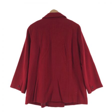 Leilian レリアン レディース コート カシミアコート サイズ13+ レッド
