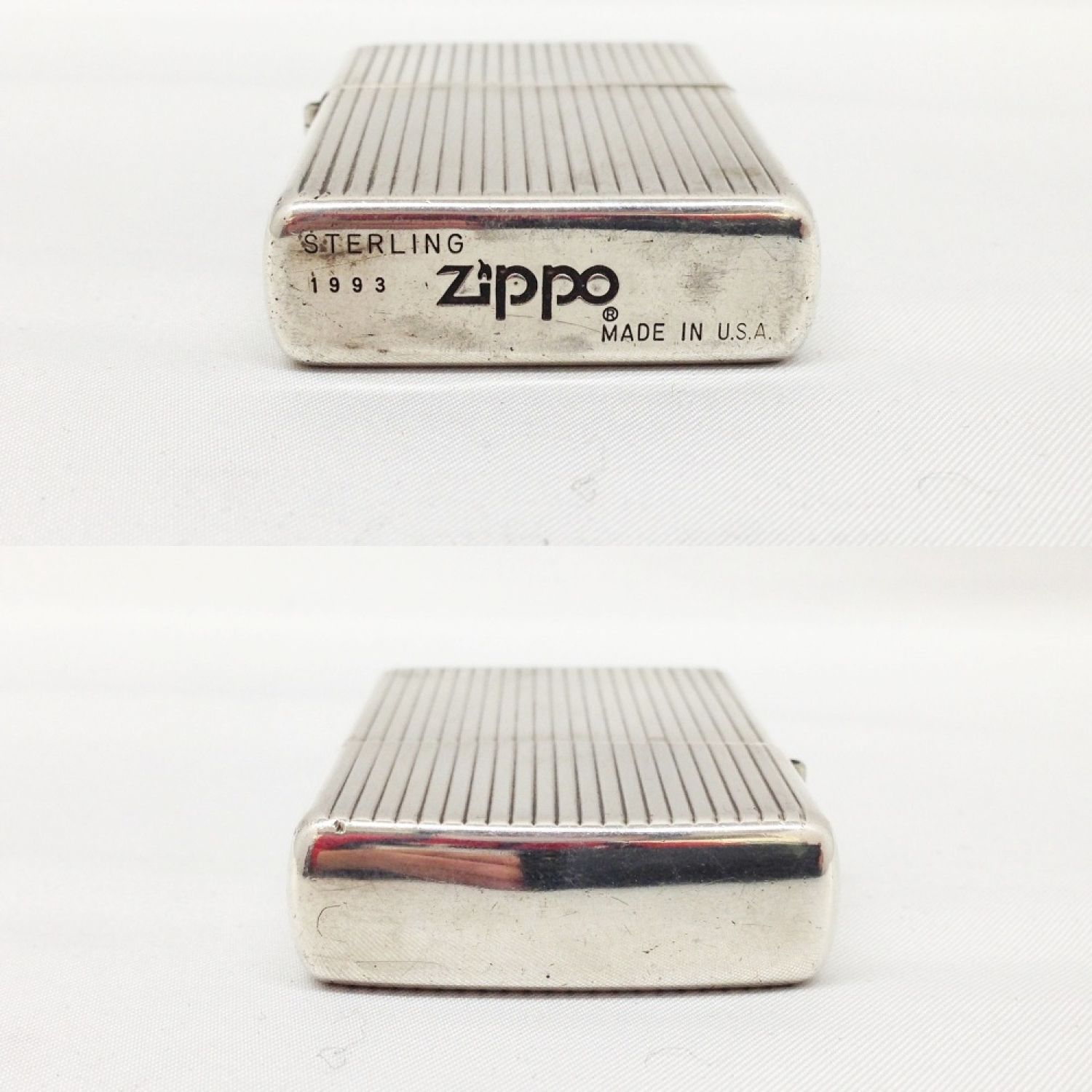中古】 ZIPPO ジッポ スターリング シルバー STERLING Silver 1993 ...
