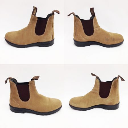  BLUND STONE ブランドストーン スエード サイドゴアブーツ 1456 ブラウン x ベージュ