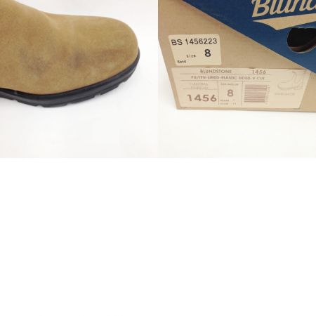  BLUND STONE ブランドストーン スエード サイドゴアブーツ 1456 ブラウン x ベージュ