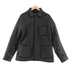 〇〇 COOTIE クーティー メンズ ラッセル シューティング ジャケット ビーチクロス サイズXL ブラウン Bランク